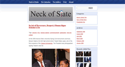Desktop Screenshot of neckofstate.com
