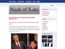 Tablet Screenshot of neckofstate.com
